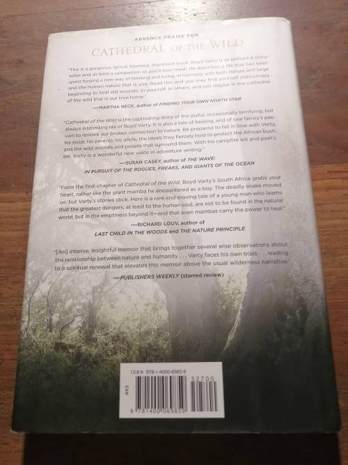 CATHEDRAL OF THE WILD: An African Journey Home - Boyd Varty