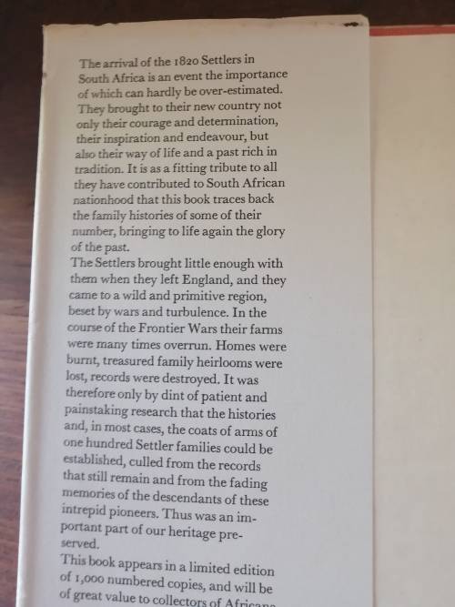 SOME FRONTIER FAMILIES - I Mitford-Barberton and Violet White