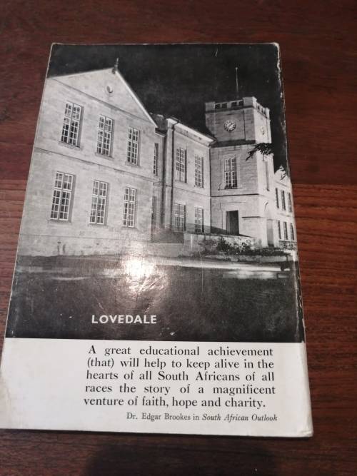 LOVEDALE SOUTH AFRICA 1824 - 1955 - RHW Shepherd