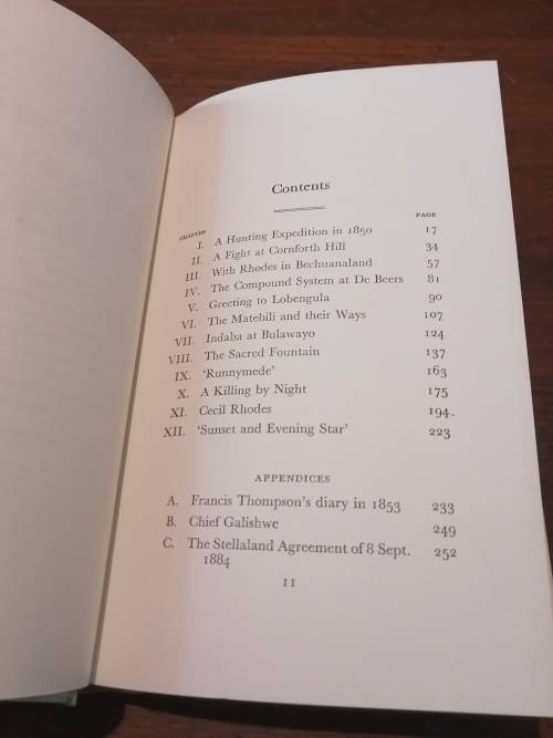 MATABELE THOMPSON - An Autobiography edited by Nancy Rouillard *Rhodesiana Reprint Library