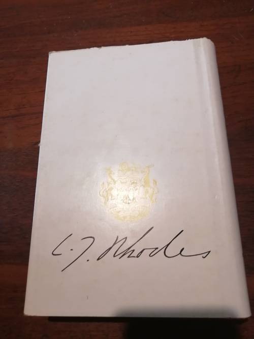 CECIL RHODES:  The Man and His Dreams - Herbert Baker *Rhodesiana Reprint Library