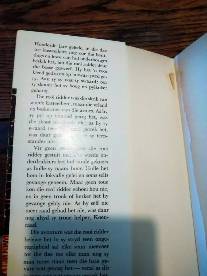 DIE ROOI RIDDER IN GEVAAR -  Leopold Vermeiren
