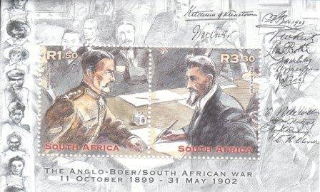 RSA 2002 Boer war m/sheet um