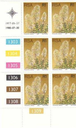 RSA proteas R1 c/block 1303/1308