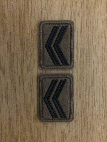 Corporal Collar Rank Insignia Pair