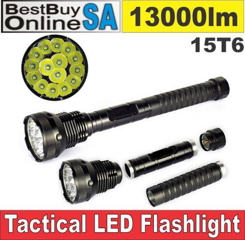 15T6 - High Power Tactical Hunting Flashlight 13000lm 15 x CREE XML-T6 LED Torch (Free Shipping)