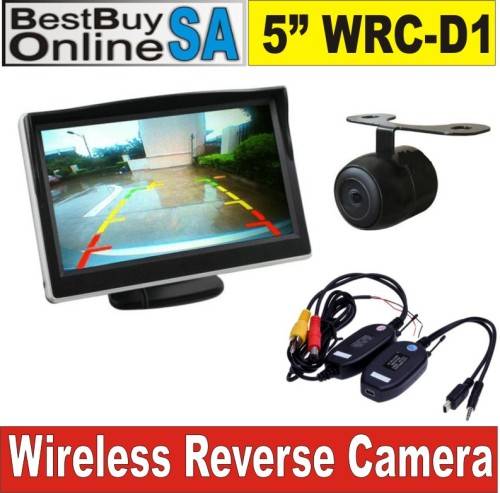 5" 800 x 480 Wireless Car Dash Monitor Reverse Camera 2ch Video Input (Free Shipping)