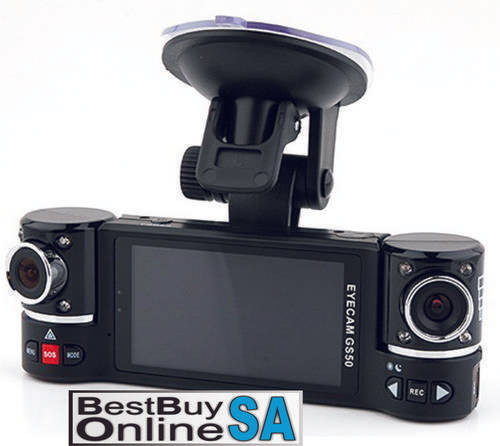 Dual lens Car DVR HD 720p  120 Angle With GPS (LOCAL STOCK)