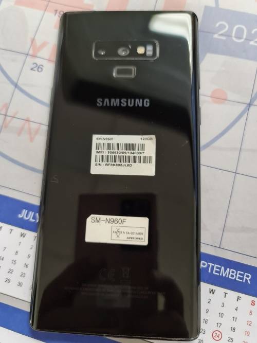 SAMSUNG GALAXY NOTE 9 128GB MIDNIGHT BLACK WITH S-PEN BLUETOOTH