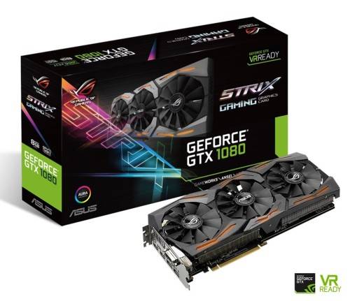 Asus Gtx 1080 8G Rog Strix - Gaming Graphics Card - Good Condition - Warranty