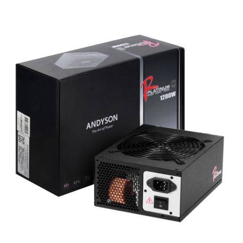 ANDYSON R PLATINUM ** 1200W POWER SUPPLY ** 80+ PLATINUM ** GOOD CONDITION ** WARRANTY **