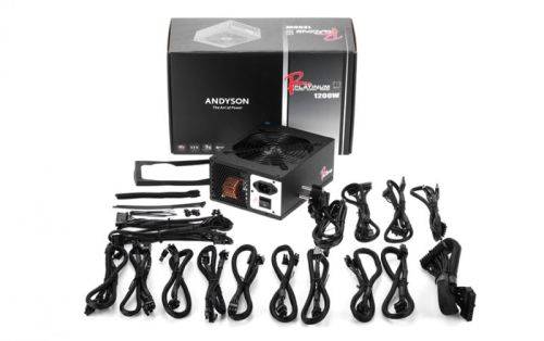 ANDYSON R PLATINUM ** 1200W POWER SUPPLY ** 80+ PLATINUM ** GOOD CONDITION ** WARRANTY **