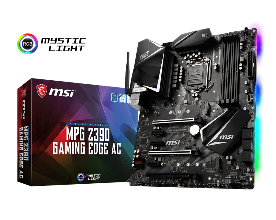 Msi Z390 Gaming Edge MPG AC Wifi - Gaming Motherboard - Good Condition - Original Box - Warranty