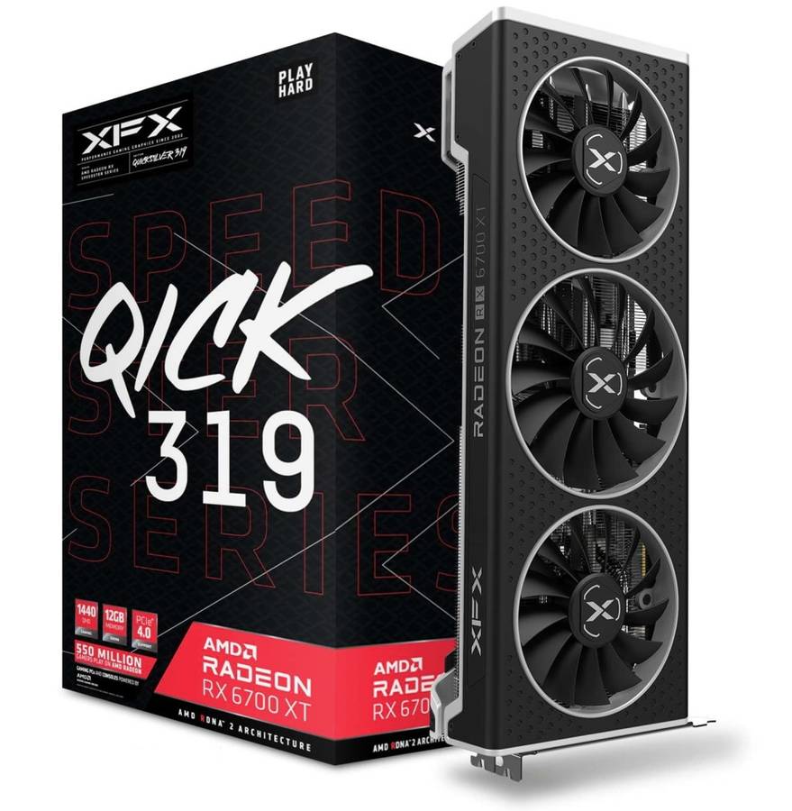 XFX SPEEDSTER QICK 319 RX 6700 XT 12GB *HIGH-END GAMING GRAPHICS CARD**EXCELLENT CONDITION**WARRANTY
