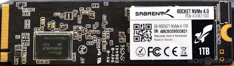 SABRENT SB ROCKET  ** 1TB M.2 NVMe SSD ** EXCELLENT CONDITION ** WARRANTY **
