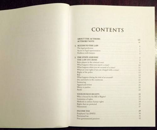 Everyone's Guide to South African Law (2016) NEW Anderson, Dodd, Roos