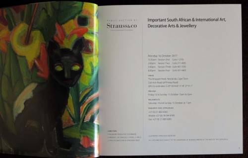 Strauss & Co 16 October 2017 auction catalogue Tretchikoff Irma Stern Kentridge Laubser
