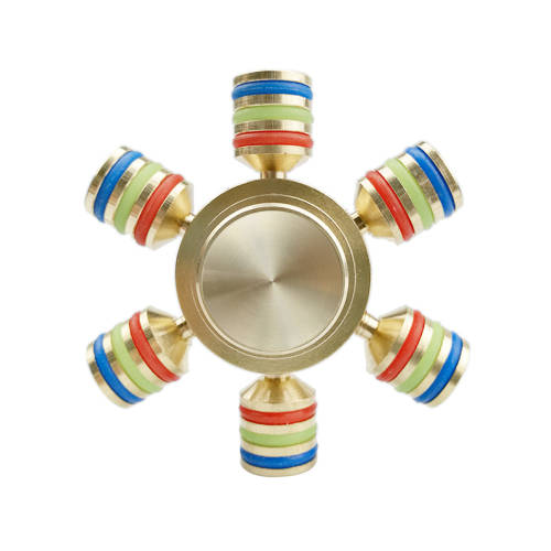 Rainbow Fidget Spinner Metal Spinner Tri-spinner Zinc Hand Spinner Aluminum Alloy Finger Game Anxiet