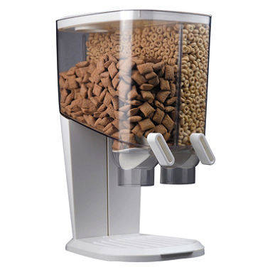 Cereal Dispenser and Snack Dispenser - White