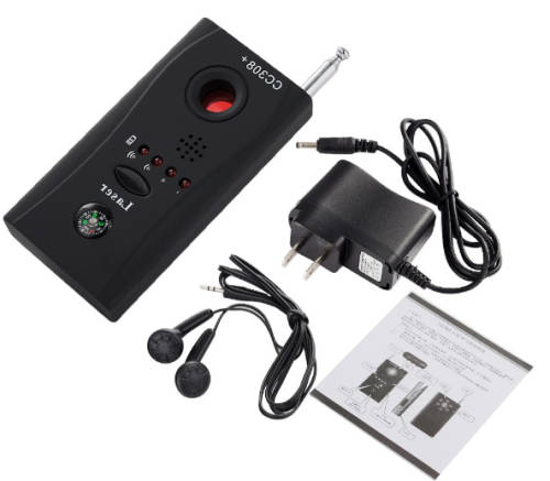 CC308+ Multi-Detector Full-Range All-Round Detector For Hidden Spy Camera IP Lens GMS BUG RF Signal