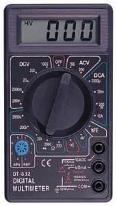 Digital Multimeter DT-832 (Black)