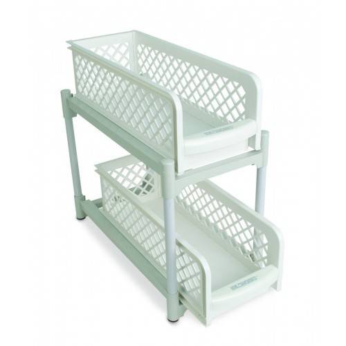 PORTABLE 2 TIER BASKET DRAWERS
