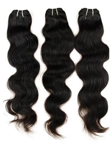 Elizawigs 3pcs 22"24"26" Peruvian Virgin Remy Human Hair Body Wave Extension