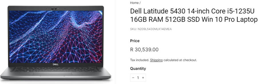 Dell Latitude 5430 | 12th Gen Core i5, 8GB Ram, 256GB SSD, FHD