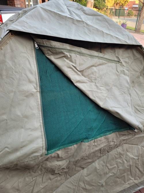 Dome Tent with high tensile spring steel frame
