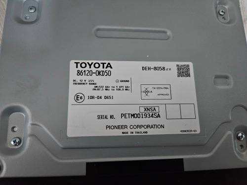 Toyota Fortuner / Hilux (2016) radio