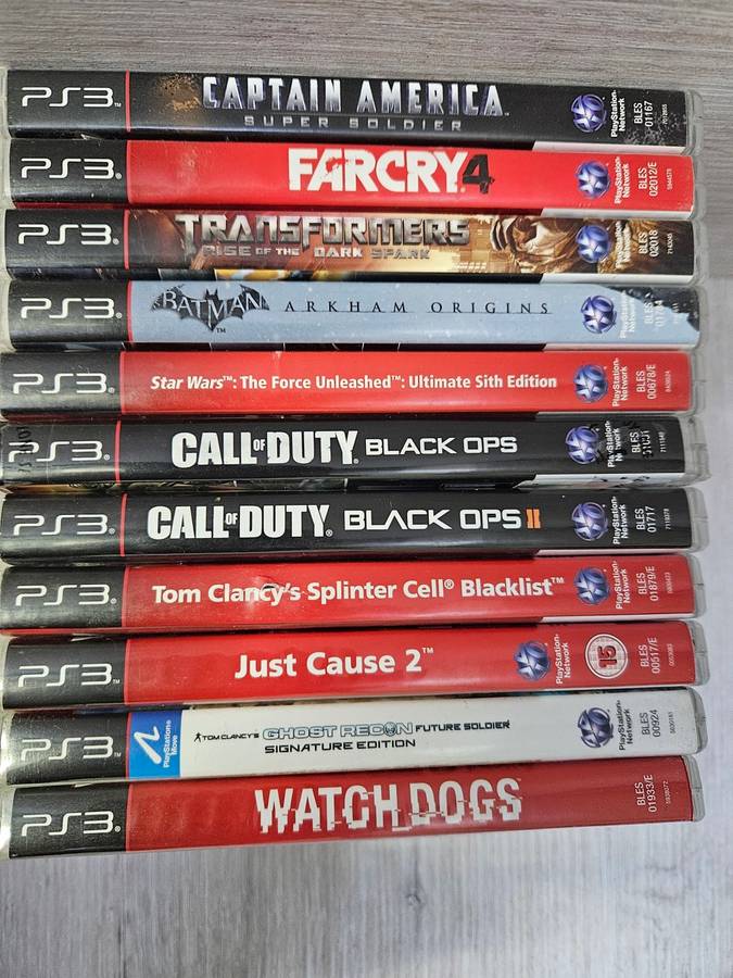 PS3 Games (11 off, Lot 1)