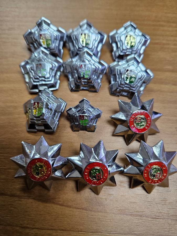 SADF Castles & 9 Point Stars