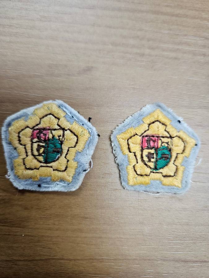 SADF Embroidered castles