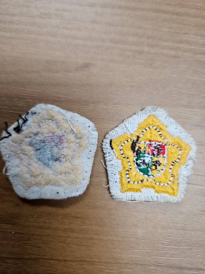 SADF Embroidered castles