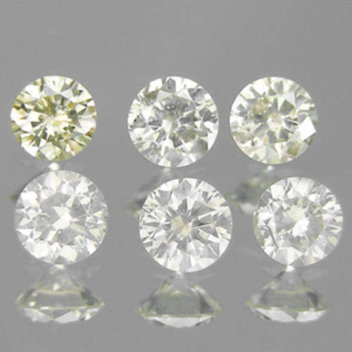 JUST JEWELS - DIAMOND 6 Piece LOT  (L/M/N ; SI2   - 0.43 TCt)