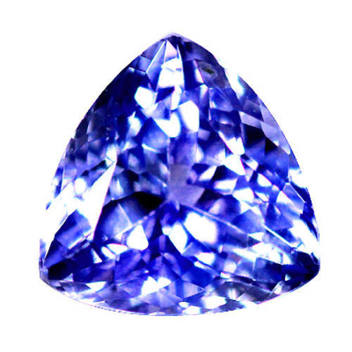 TOP FLAWLESS LIGHT PURPLE/BLUE TANZANITE - TRILLIANT CUT (2.15 Ct )