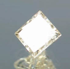 DIAMOND  PRINCESS (Colour Champagne, SI3 (eye clean), 3.8 x 3.6 mm, Cut - Very good   - 0.35Ct)