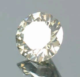 0.60 Ct DIAMOND  (TOP LIGHT BROWN; VS2, 5.5 mm, Cut - Very good)