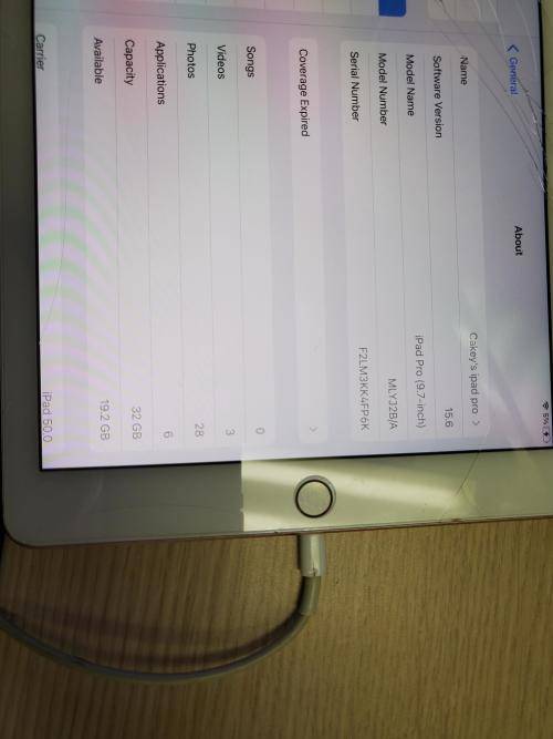 IPAD PRO 9.7 Inch Rose GOLD - Please Read