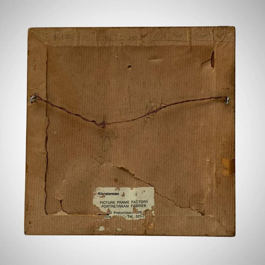 Collection of 3 Framed Mini Delft Tiles