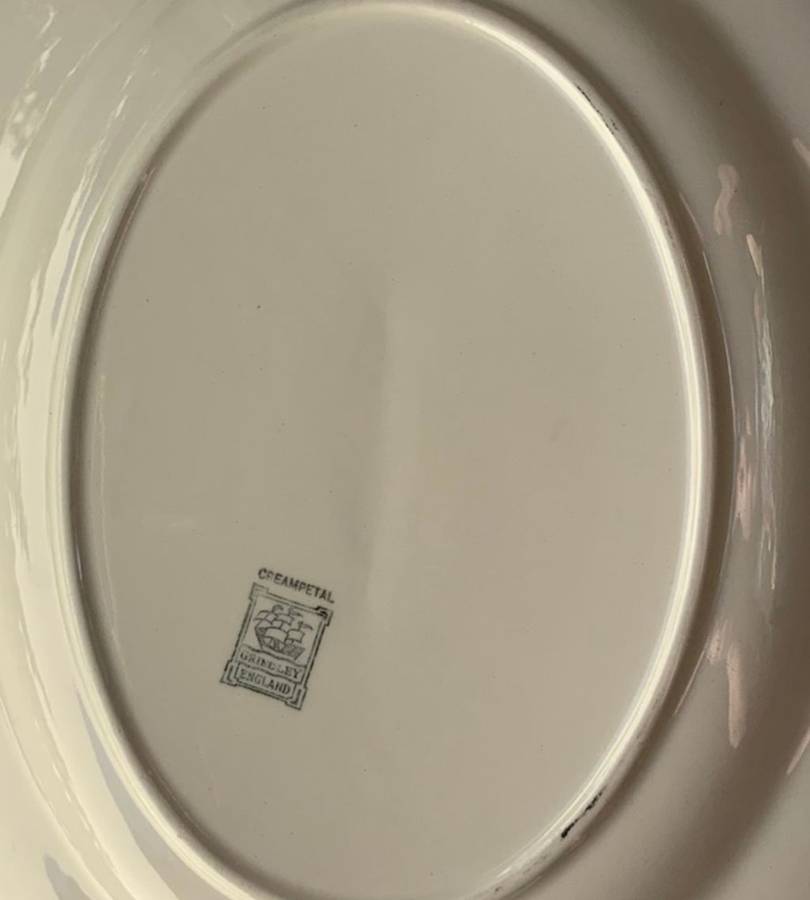 Vintage WH Grindley Ironstone China Creampetal Large Platter, 41.5cm