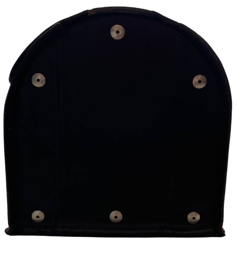 Reduced ! Vintage Genuine leather SA Rugby Bag with Terence Name, Springbok, and Protea Marks