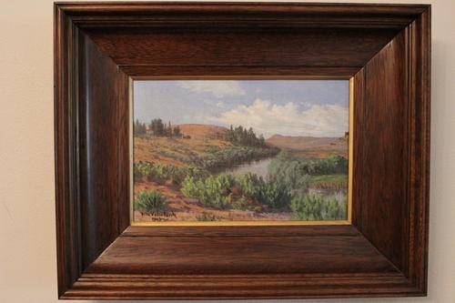 Vera Volschenk (1899-1987) original oil (1943) Daughter of famous JEA Volschenk