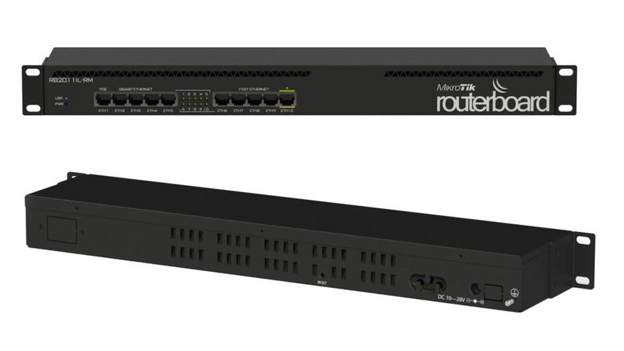 Mikrotik RB2011IL-RM Gigabit Router