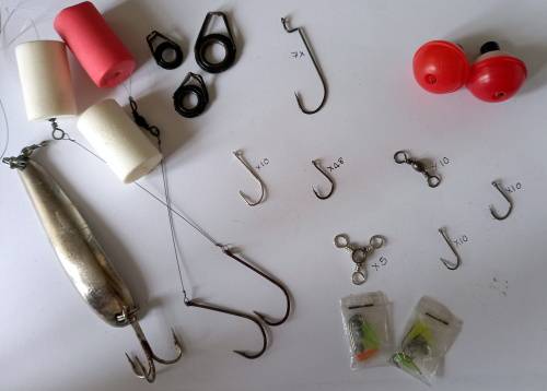 FISHING TACKLE BOX and ACCESSORIES