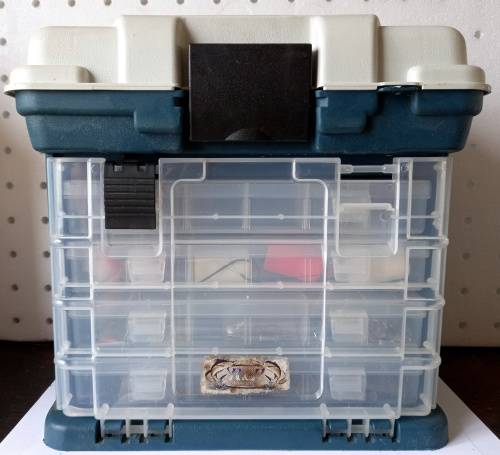 FISHING TACKLE BOX and ACCESSORIES