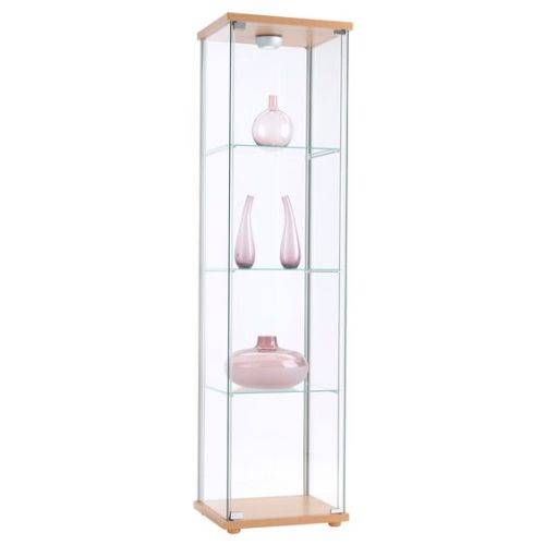IKEA DETOLF GLASS CABINET-BIRCH