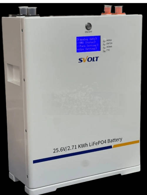 SVOLT 24V 106AH 2.71 KWH A-GRADE LITHIUM BATTERY