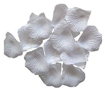 100 SILKY ROSE PETALS - TABLE CONFETTI