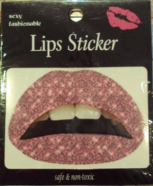 LADY GAGA LIPS STICKERS